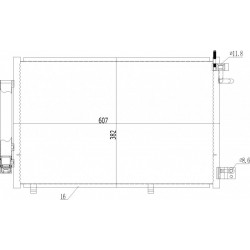 KLÍMABERENDEZÉS RADIÁTOR FIESTA 1.4TDCI 10- 1513108