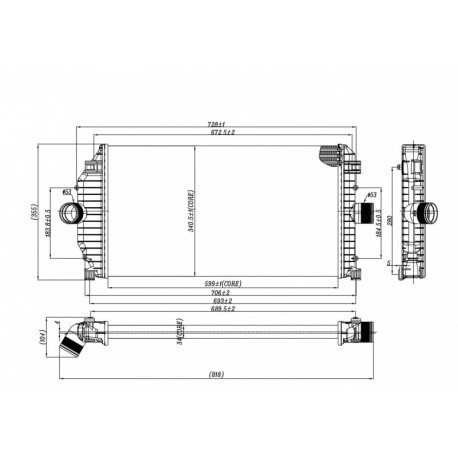 INTERCOOLER LAGUNA 1.9DCI 98- 6025310508