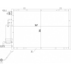 KLÍMABERENDEZÉS RADIÁTOR FIESTA 1.2,1.4 12- 1756414