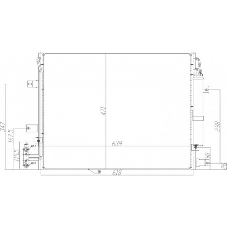 KLÍMA RADIÁTOR PEUGEOT 308 13- LR022744