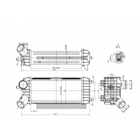INTERCOOLER FORD C-MAX 11- 1692747