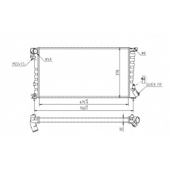RADIÁTOR PARTNER/BERLINGO 1.9D/2.0HDI 1330.42