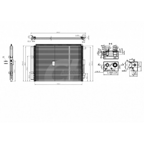 HYUNDAI I30 LÉGKONDICIONÁLÓ HŰTŐ 12- 97606A5800