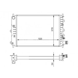 HŰTŐSZEKRÉNY ESCORT 1.8,2.0 92- 1664043