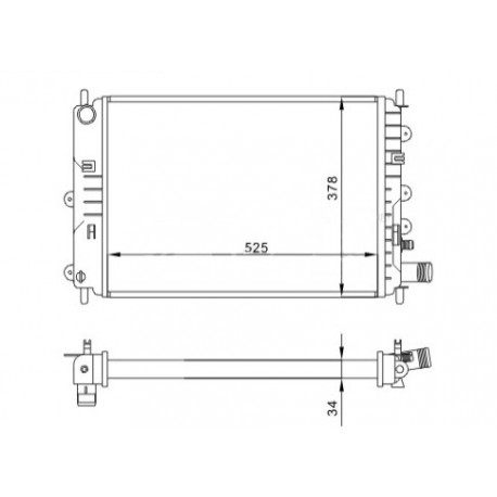 HŰTŐSZEKRÉNY ESCORT 1.8,2.0 92- 1664043