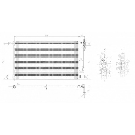 BMW E46 D 98- KLÍMA RADIÁTOR BMW E46 D 98- 6453.8.377.648