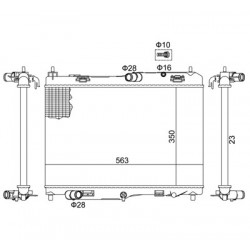 FORD B-MAX 12- RADIÁTOR 1768105