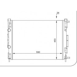 HŰTŐSZEKRÉNY MEGANE 2.0 16V 02- 7711135784