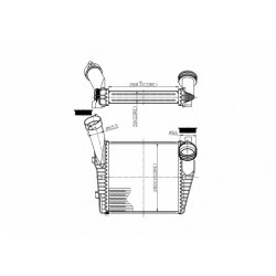 VW TOUAREG 2.5TDI RADIÁTOR 02- 7L0.145.803A