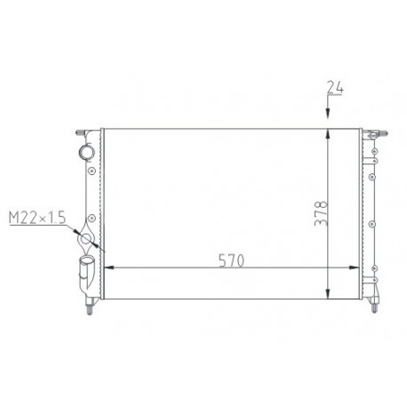 RADIÁTOR R19 1.8 I,RN,RT 92- 7700816323