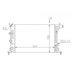 HŰTŐSZEKRÉNY VECTRA B 1.6-2.0 95- 90528302