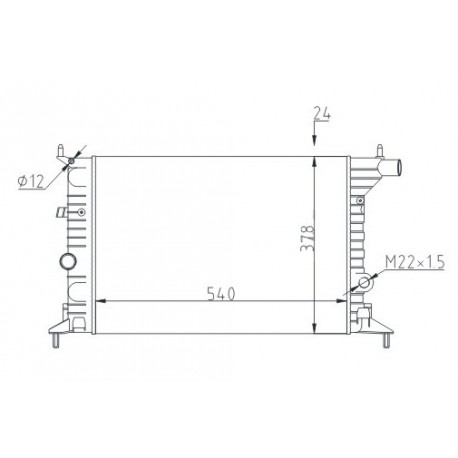 HŰTŐSZEKRÉNY VECTRA B 1.6-2.0 95- 90528302