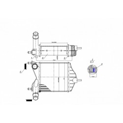 INTERCOOLER PUNTO 1.3JTD 03- 46836770