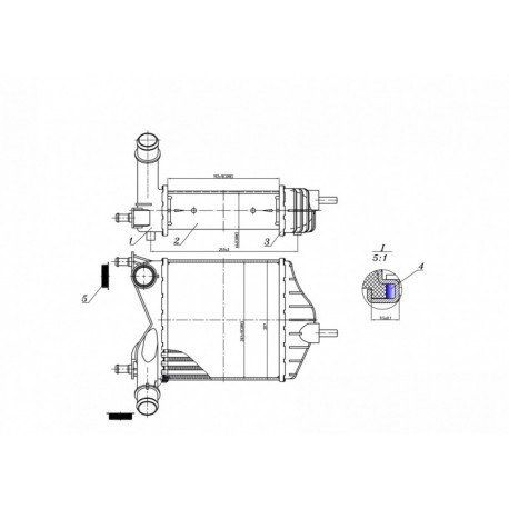 INTERCOOLER PUNTO 1.3JTD 03- 46836770
