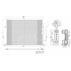 LÉGKONDICIONÁLÓ RADIÁTOR CHEROKEE I 97-99 55115918