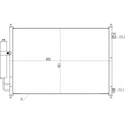 X-TRAIL LÉGKONDICIONÁLÓ RADIÁTOR 07- 92100-JG000
