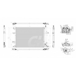 LÉGKONDICIONÁLÓ RADIÁTOR VOLVO S60 2.4D 05- 30648954