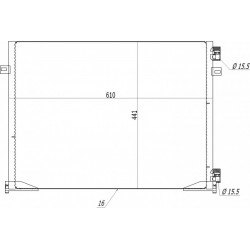 LÉGKONDICIONÁLÓ RADIÁTOR TRAFIC 2.0 01- 4417652
