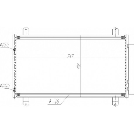 KLÍMA RADIÁTOR MITSUBISHI GRAND.04- 7812A036