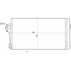 KLÍMA RADIÁTOR DB VITO W 2.2CDI 03- 6398350270