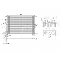 LÉGKONDICIONÁLÓ RADIÁTOR OMEGA B 94-01 1850028