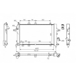 RADIÁTOR ASTRA H 1.7CDTI 04- 1300269