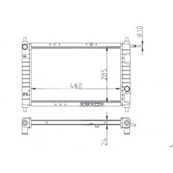 RADIÁTOR MATIZ 98- 96314162