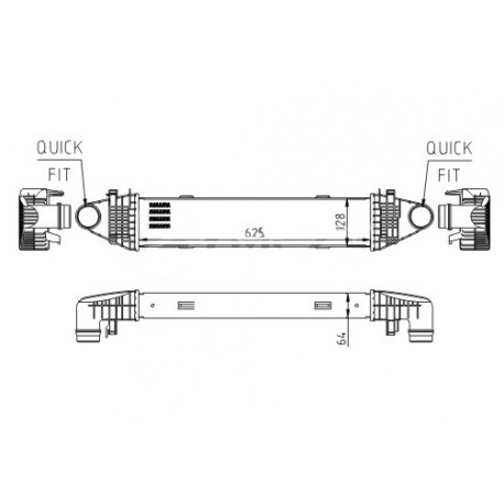 RADIÁTOR MERCEDES E-OSZTÁLY W 212 09- 2045000100