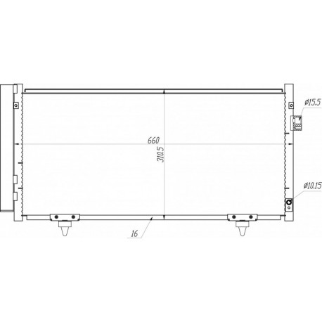 SUBARU FORESTER LÉGKONDICIONÁLÓ HŰTŐ 08- 73210-FG000