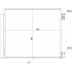 NISSAN QASHQAI LÉGKONDICIONÁLÓ RADIÁTOR 13- 921004BE0A
