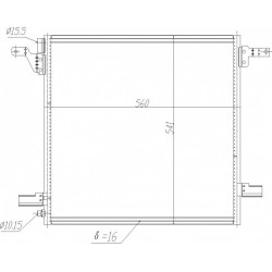 KLÍMA RADIÁTOR DB W163 98-05 1638300070
