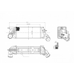 INTERCOOLER CITROEN C5 2.0HDI 05 0384-G6