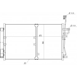 ANTARA 2.0D 06-/AUTO KLÍMAHŰTŐ RADIÁTOR 20759647