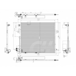 KLÍMA RADIÁTOR DB W164 320CDI 05- 2515000054