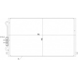 LÉGKONDICIONÁLÓ RADIÁTOR VOYAGER 2.5CRDI 01- 5072262AA