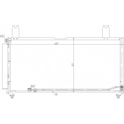 SUZUKI LIANA LÉGKONDICIONÁLÓ RADIÁTOR 1.5 01- 95310-54G00