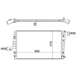 INTERCOOLER AUDI A6 2.5TDI 02-04 4B0.145.805A