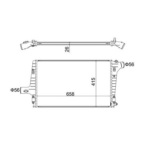 INTERCOOLER AUDI A6 2.5TDI 02-04 4B0.145.805A
