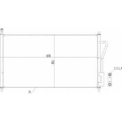 LÉGKONDICIONÁLÓ RADIÁTOR FOCUS 98- 1062380
