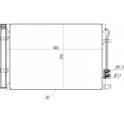 HYUNDAI I20 LÉGKONDICIONÁLÓ RADIÁTOR 09- 976060U000