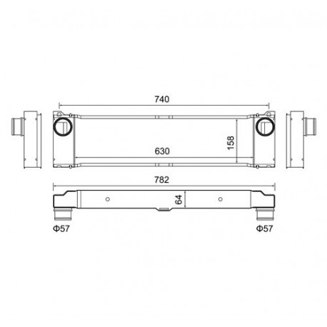 RADIÁTOR DB VIANO 2.0CDI 03- 6395010801