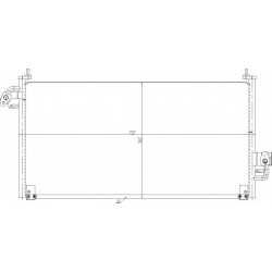 FORESTER 2.0 16V LÉGKONDICIONÁLÓ HŰTŐ 98- 73210FC010