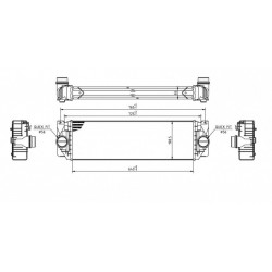 INTERCOOLER SPRINTER 213CDI 06- 2E0145804A