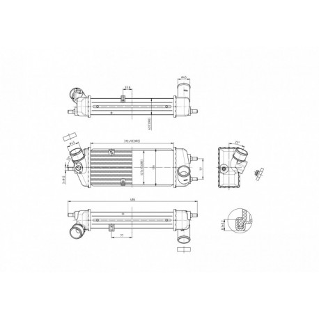 AKCENTUS INTERCOOLER 05- 282702A401