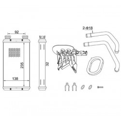 FŰTÉS MOVANO 00- 2711500QAF