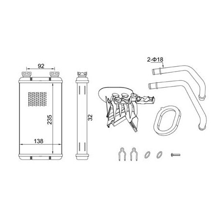 FŰTÉS MOVANO 00- 2711500QAF