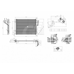 LÉGKONDICIONÁLÓ RADIÁTOR I30 1.6CRDI 07- 97606-1H600