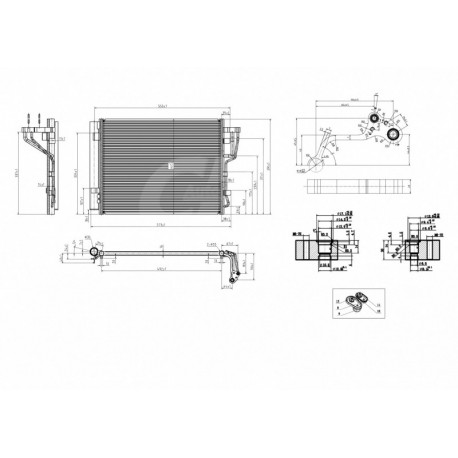 LÉGKONDICIONÁLÓ RADIÁTOR I30 1.6CRDI 07- 97606-1H600