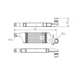 INTERCOOLER CORSA C 1.7DTI 00- 09196705