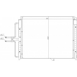 LÉGKONDICIONÁLÓ RADIÁTOR LAGUNA 93-98 7701038227